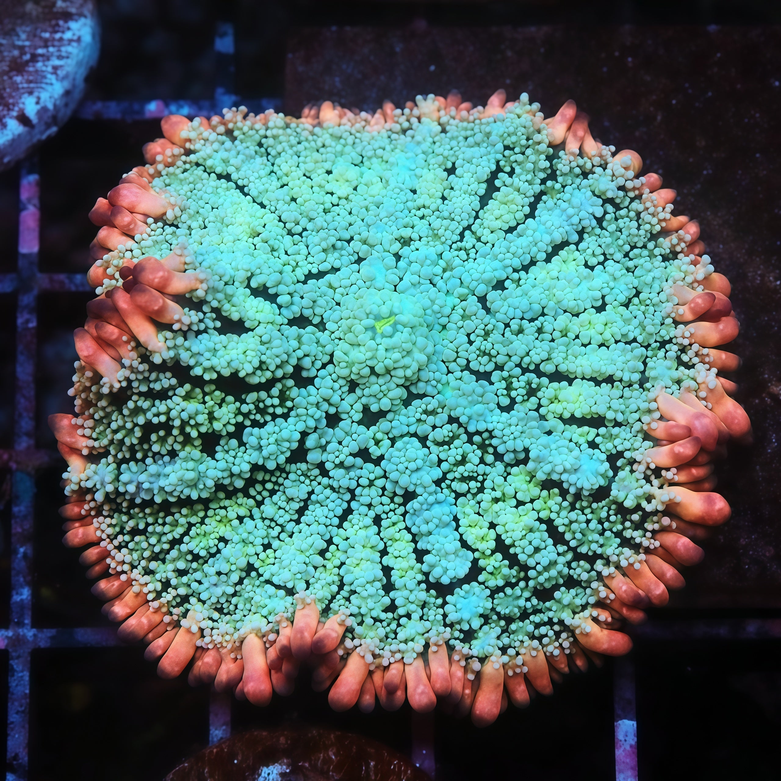 4176 mushroom 670mm×580mm new XL TIA Rainbow Frankenstein Mushroom Softies Coral | Tia Coral