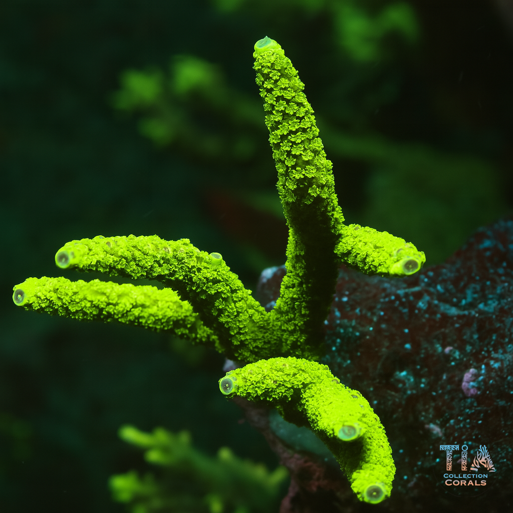 Green Slimer Acropora Frag