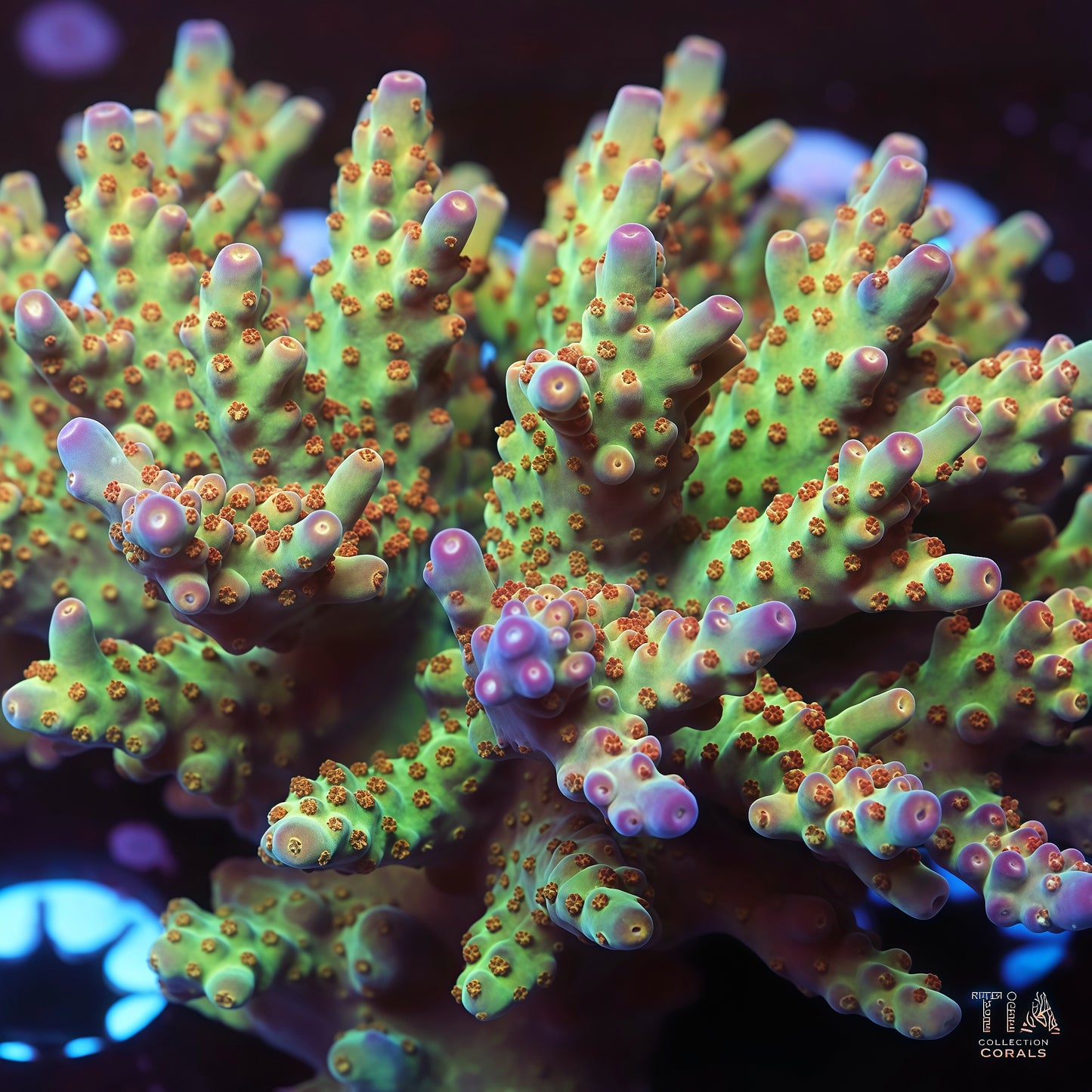 Orchid Blossom Acropora ( cut to order)