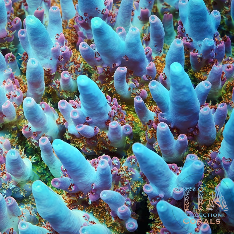 TIA Ivory Spires Acropora Colony (cut to order), SPS coral