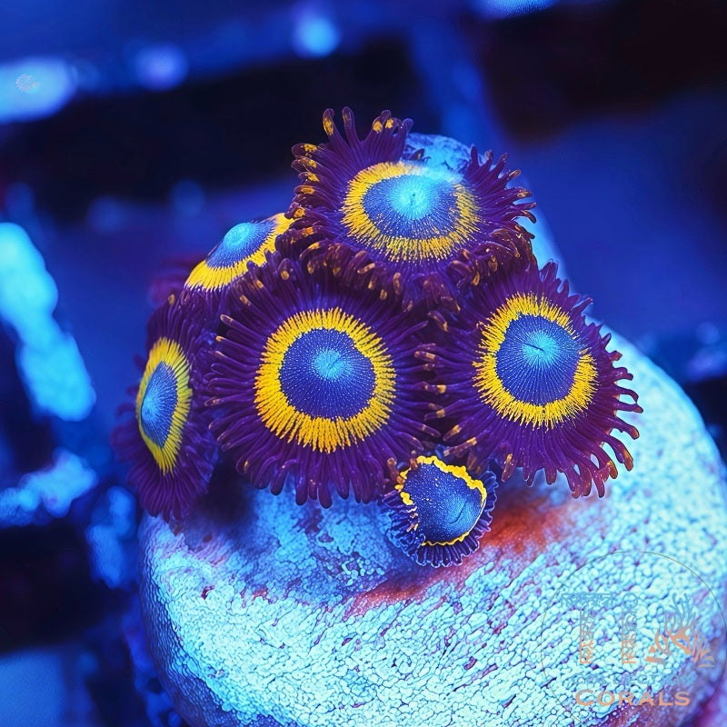 Bella Donnas Zoanthids Frag - Live Softies Coral for Sale | TIA Coral